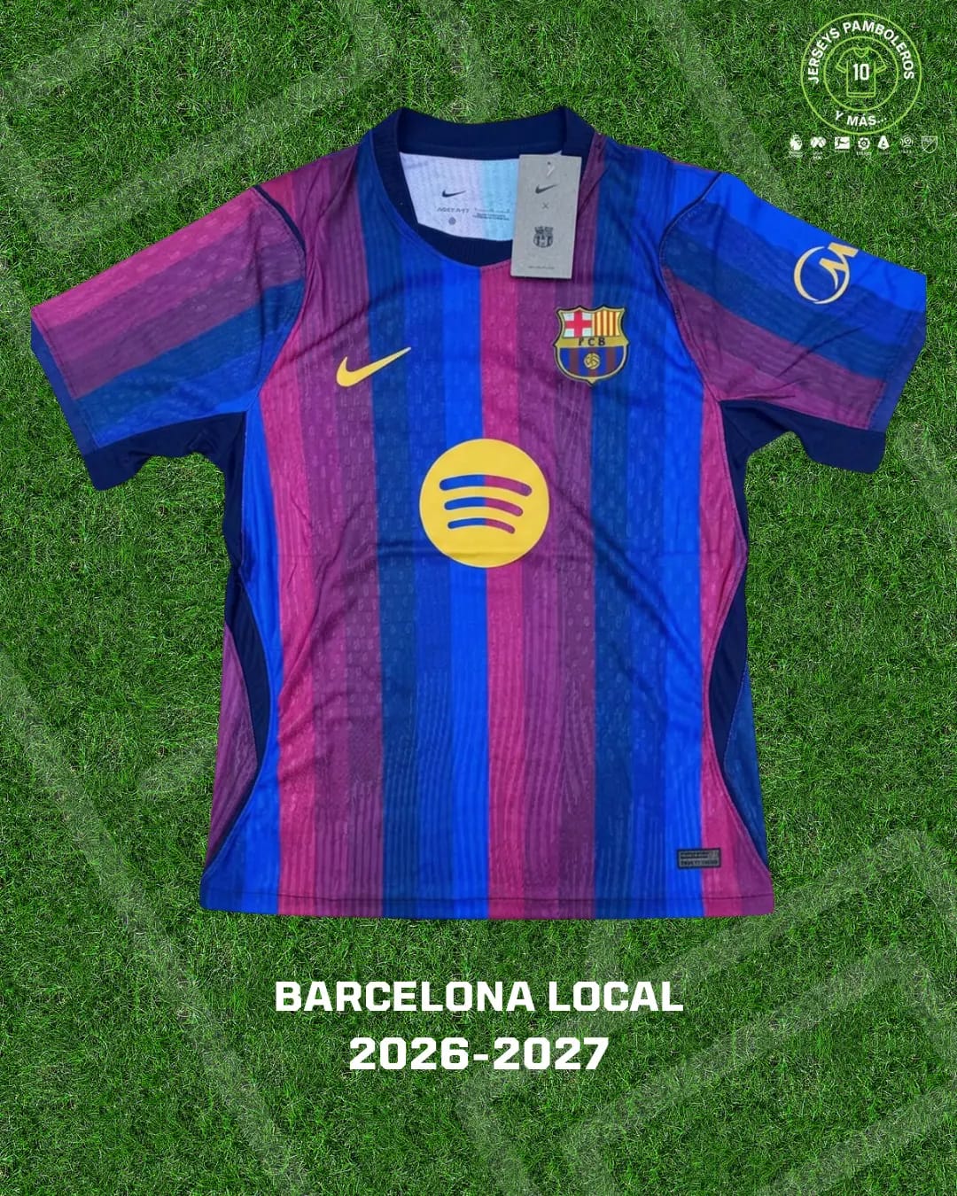 Playera del FC Barcelona, edición local, de la campaña 2026-27.