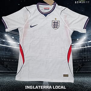 Playera de la selección de Inglaterra de Futbol con la que jugarán el Mundial 2026.