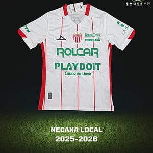 Uniforme completo del Necaxa para la temporada del futbol mexicano 2025-26.
