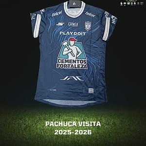 Playera visitante de Pachuca para la temporada del futbol mexicano 2025-26.