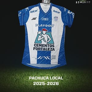 Playera de Pachuca para la temporada del futbol mexicano 2025-26.