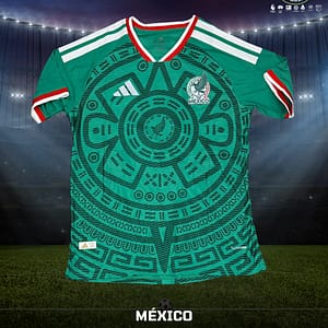 Playera de la selección de México de Futbol con la que jugarán el Mundial 2026.