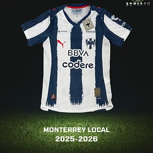 Playera de Monterrey para la temporada del futbol mexicano 2025-26.