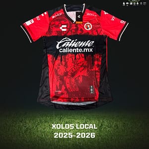 Playera de Xolos para la temporada del futbol mexicano 2025-26.