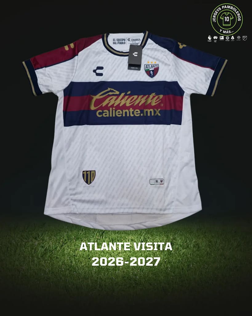Playera del Atlante, versión visitante de la temporada 2026-27 de la Liga MX.
