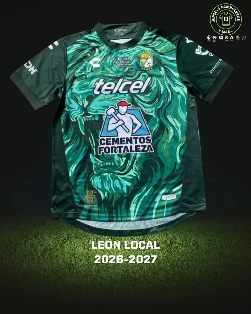 Playera del León, versión local de la temporada 2026-27 de la Liga MX.