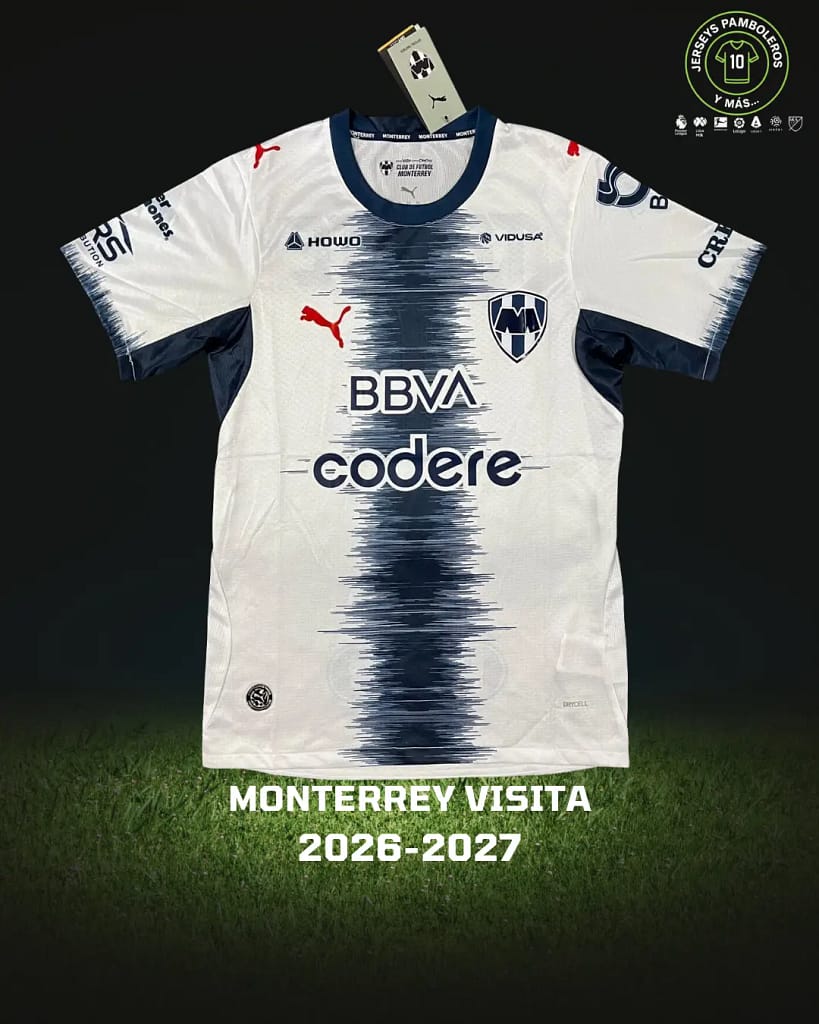 Playera del Monterrey, versión visitante de la temporada 2026-27 de la Liga MX.