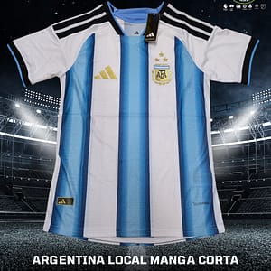 Playera de de la selección de Argentina de Futbol con la que jugarán el Mundial 2026.