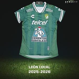 Playera del León para la temporada del futbol mexicano 2025-26.