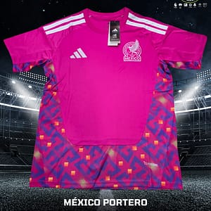 Playera de portero de la selección de México de Futbol con la que jugarán el Mundial 2026.