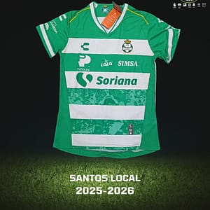 Playera de Santos para la temporada del futbol mexicano 2025-26.