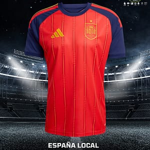 Playera de la selección de futbol de España para el Mundial 2026.